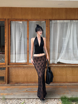 lace fishtail skirt