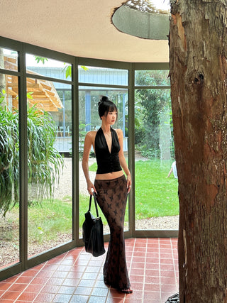 lace fishtail skirt