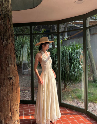 tulle halter dress