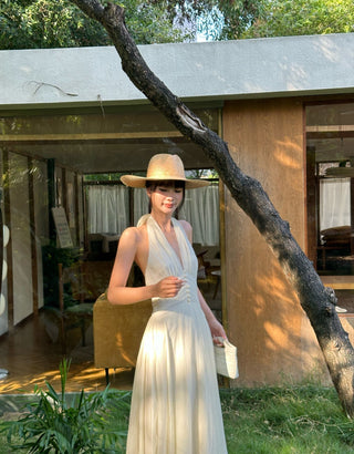 tulle halter dress