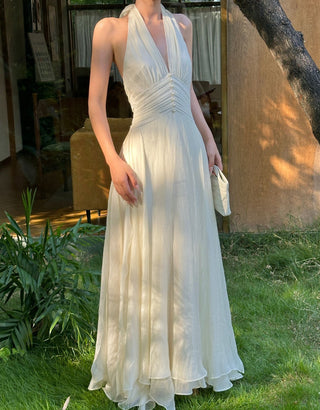 tulle halter dress