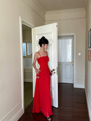 ruffle tube dress