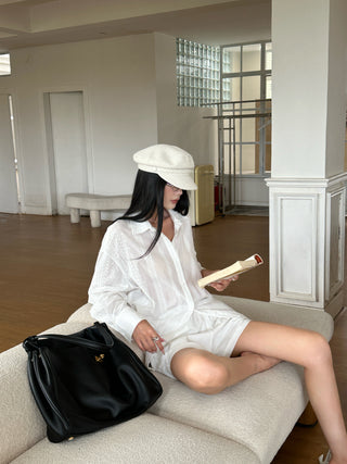 white hot pants