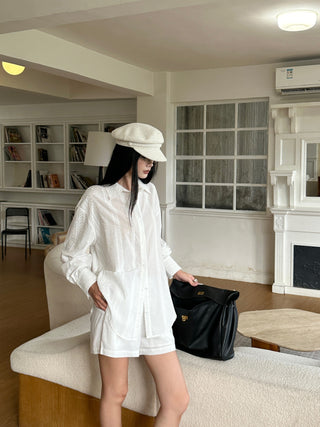 white hot pants