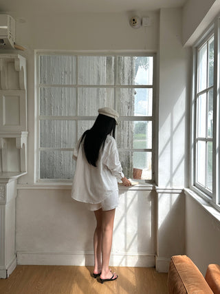 white hot pants