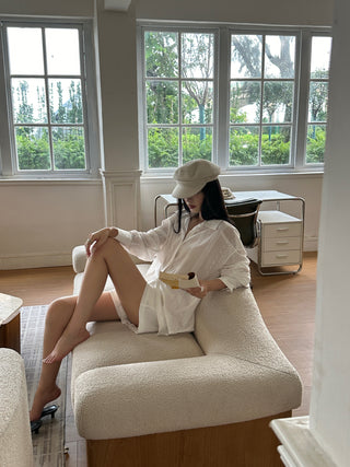 white hot pants