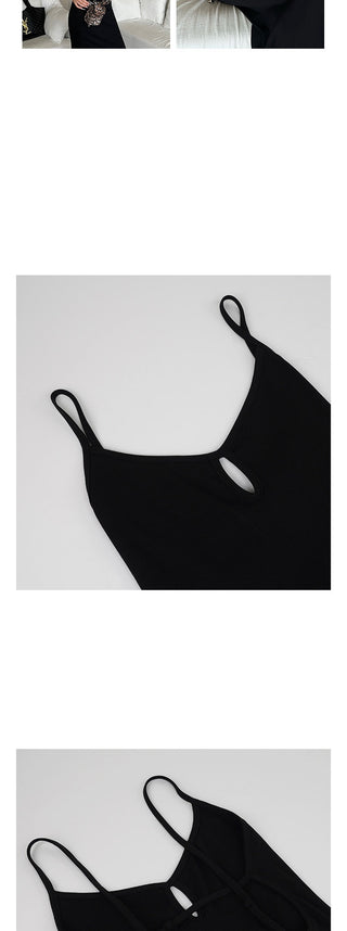 backless fishtail dress