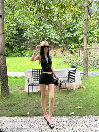 black pear shorts