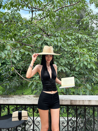 black pear shorts