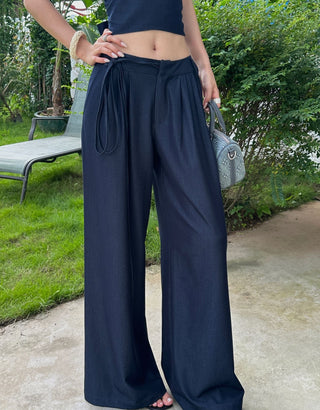 backless pants set