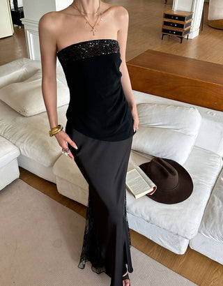 black lace skirt 01