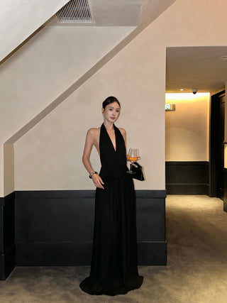 black Hepburn dress
