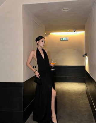black Hepburn dress