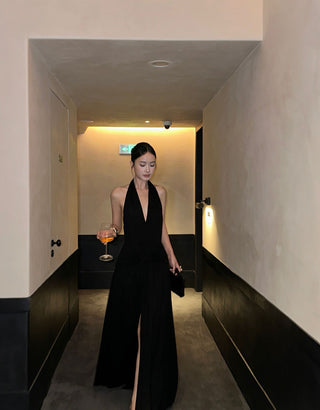 black Hepburn dress