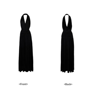 black Hepburn dress