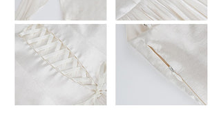 lace A-line skirt