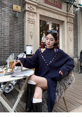 irregular sleeveless dress