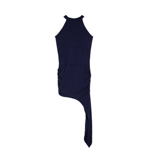 irregular sleeveless dress