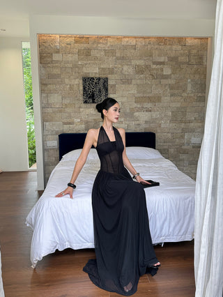black mesh dress 02
