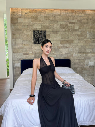 black mesh dress 02