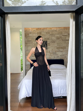 black mesh dress 02