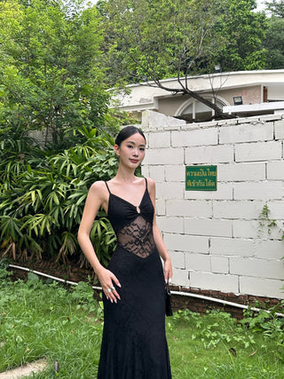 metal ring dress Cut Out Knit Midi Dress with Metal Ring Details (WKN545)