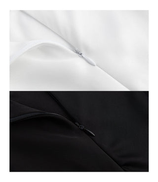 acetate satin skirt