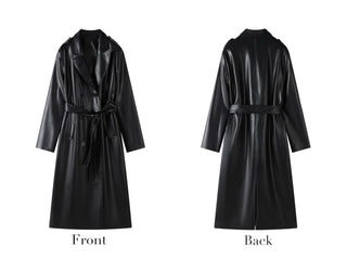 leather warrior coat