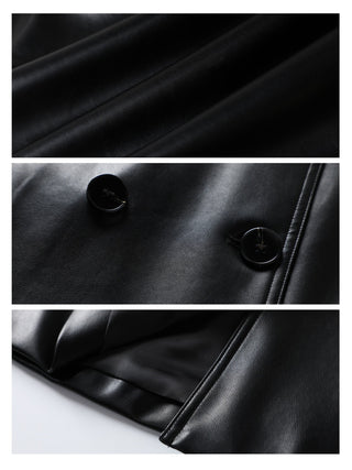 leather warrior coat