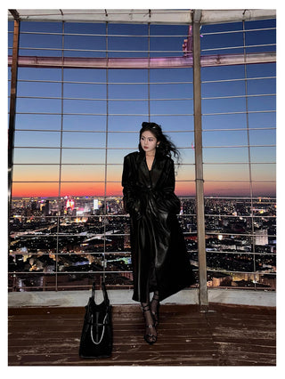 leather warrior coat