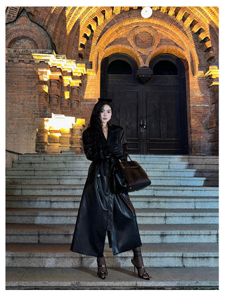leather warrior coat