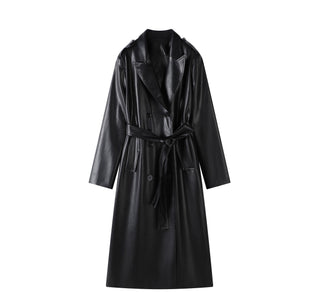 leather warrior coat
