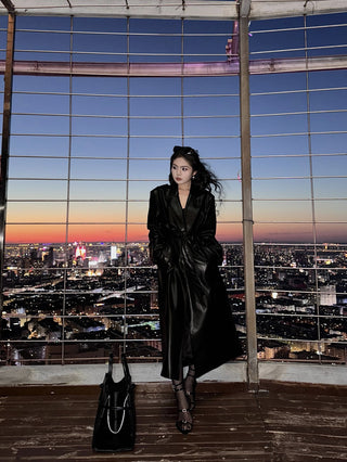 leather warrior coat