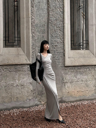 cashmere knit dress