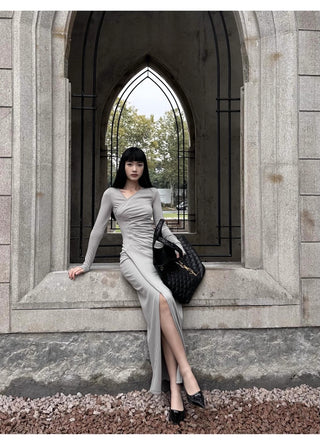 cashmere knit dress