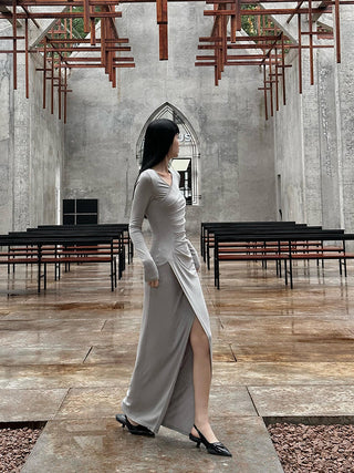 cashmere knit dress