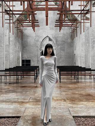 cashmere knit dress