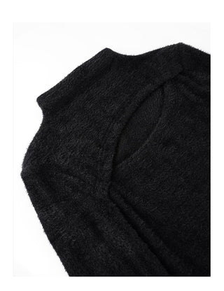 wool fishtail dress