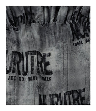 newspaper print dress