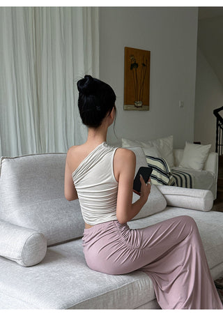 pink knit skirt