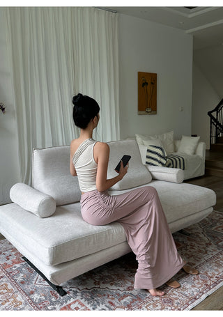 pink knit skirt