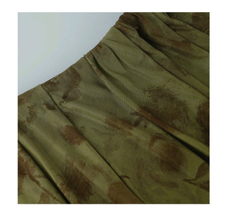 green mesh skirt