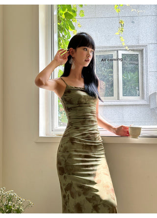green mesh skirt