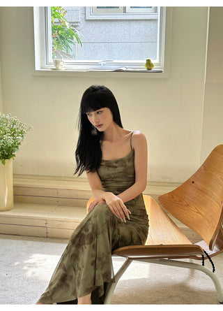 green mesh skirt