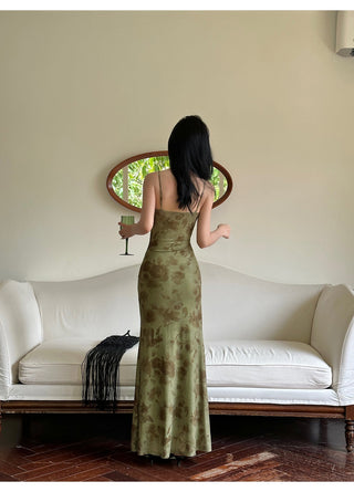 green mesh skirt