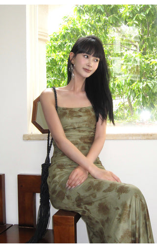 green mesh skirt
