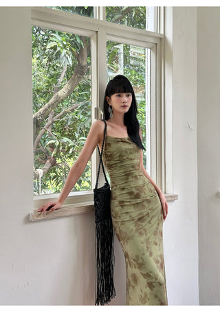 green mesh skirt