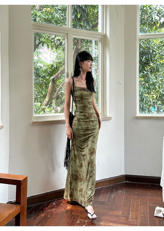 green mesh skirt
