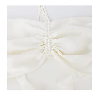 ruffle halter dress