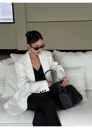 black bootcut pants